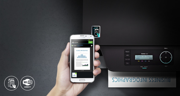 Samsung Xpress C480W LAN/Wi-Fi, A4 - colour laser printer