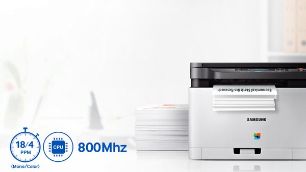 Samsung Xpress C480W LAN/Wi-Fi, A4 - colour laser printer