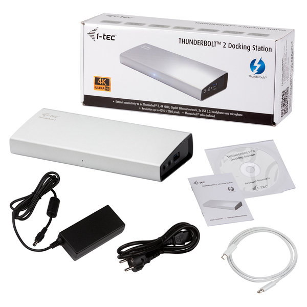 I-TEC DOCKING STATION 2X THUNDERBOLT 1XHDMI 4K ULTRAHD