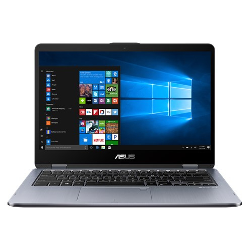 Asus 14" VivoBook Flip, 256GB SSD, Win 10 - kannettava, harmaa