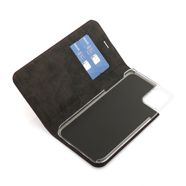 Wave Book Case, Apple iPhone 11, Smoky Sangria