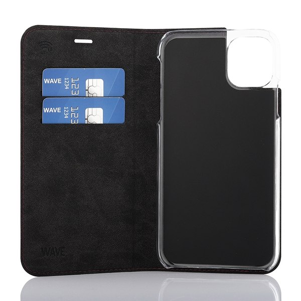 Wave Book Case, Apple iPhone 11, Smoky Sangria