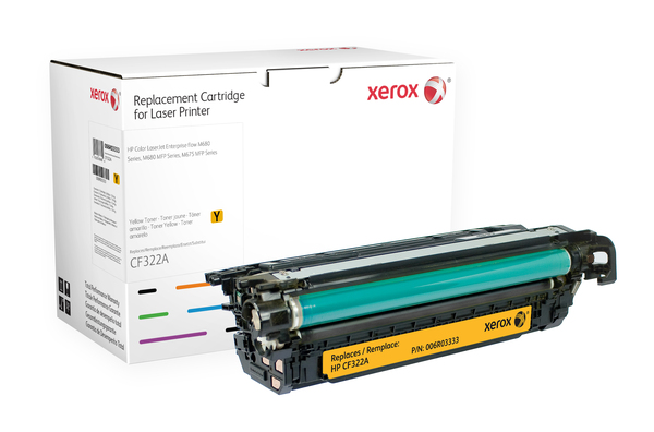 Xerox - Keltainen - v&auml;riainekasetti (vastaavuus: HP 653A) malleihin HP LaserJet Enterprise MFP M680dn, MFP M680f, LaserJet Enterprise Flow MFP M680z