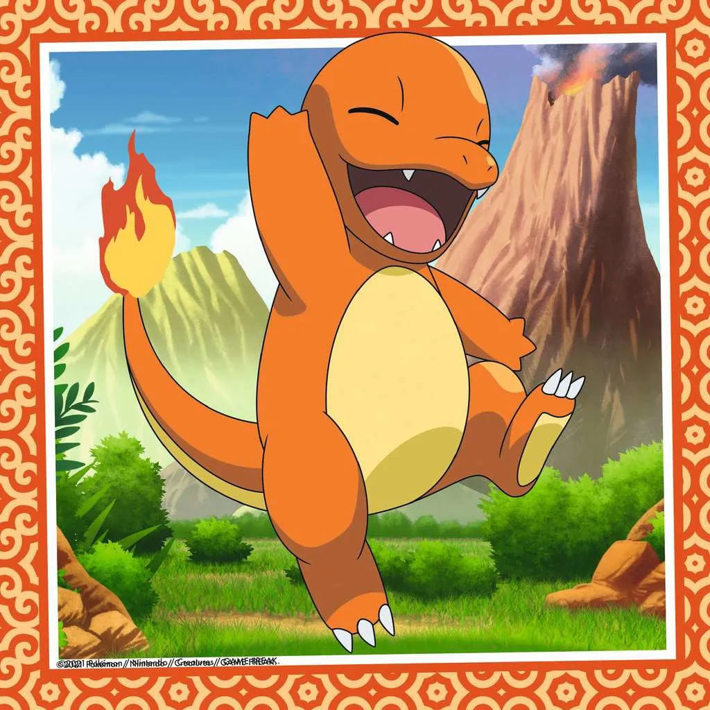Ravensburger children's puzzle Charmander, Bulbasaur and Squirtle (3x49 pieces)