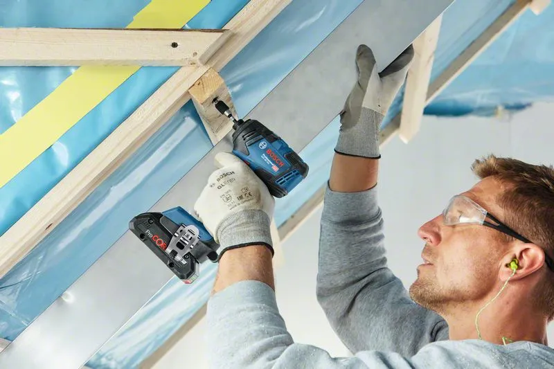 Bosch cordless impact wrench GDR 18V-200 Professional solo, 18 volts (blue/black, without battery and charger, L-BOXX)