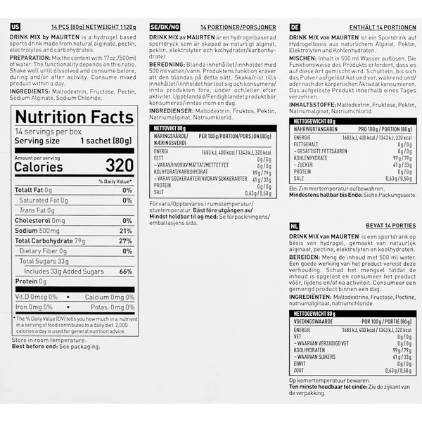 Maurten Drink Mix 320 14-pack - sports drink