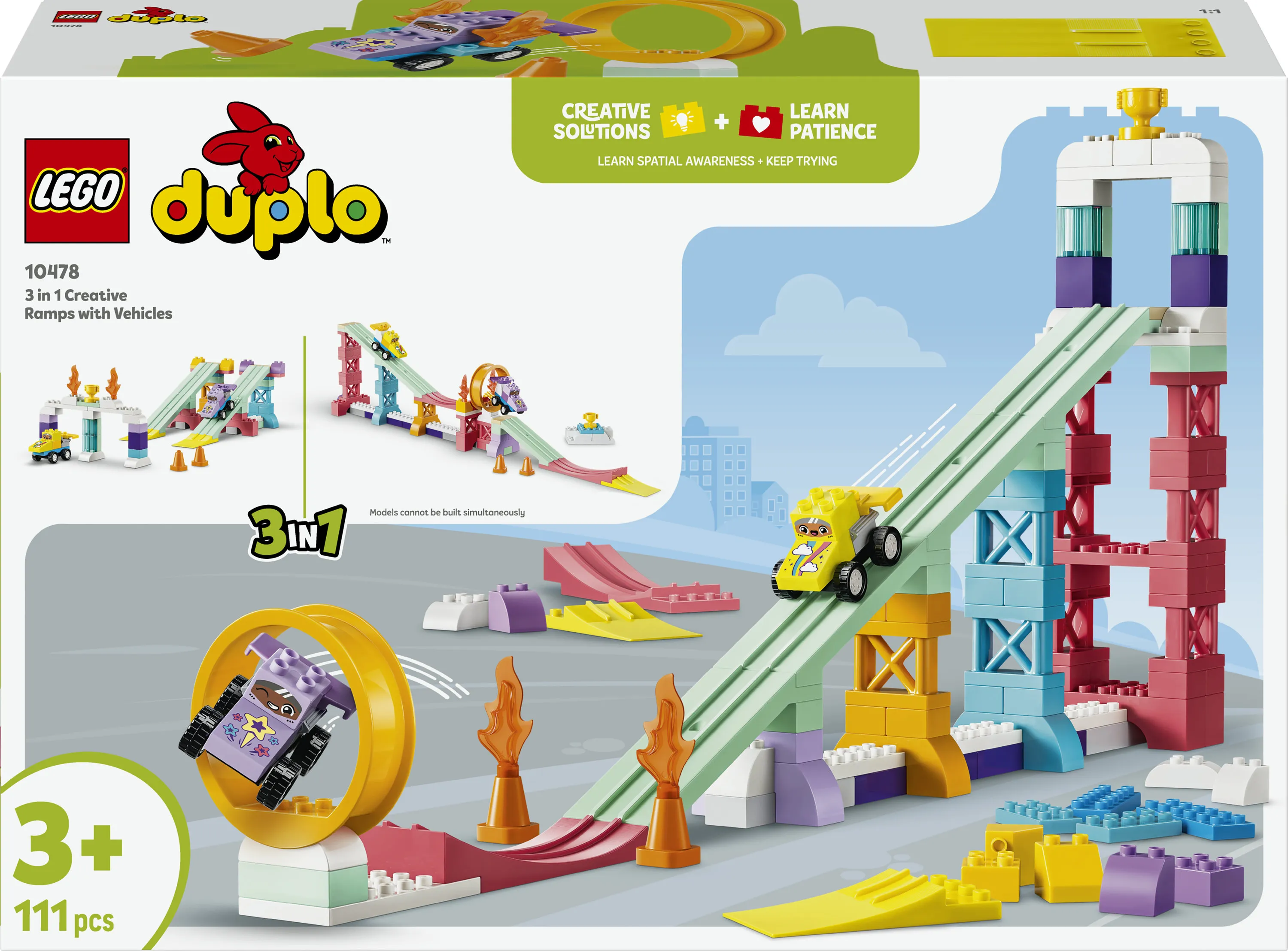 LEGO DUPLO Kreativa ramper och fordon 3-i-1 10478