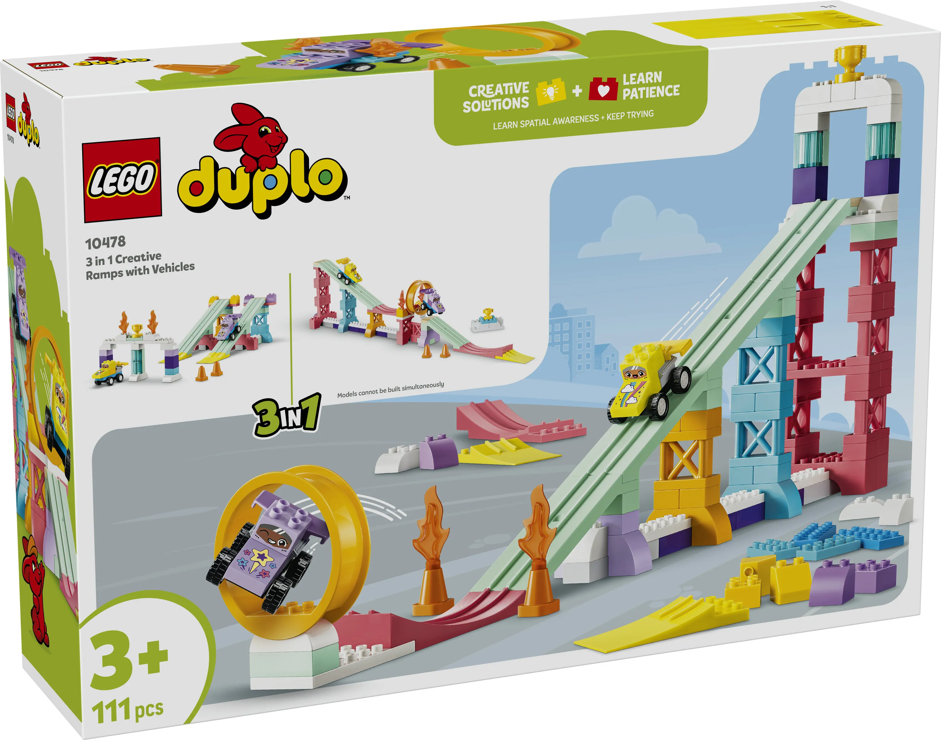 LEGO DUPLO Kreativa ramper och fordon 3-i-1 10478