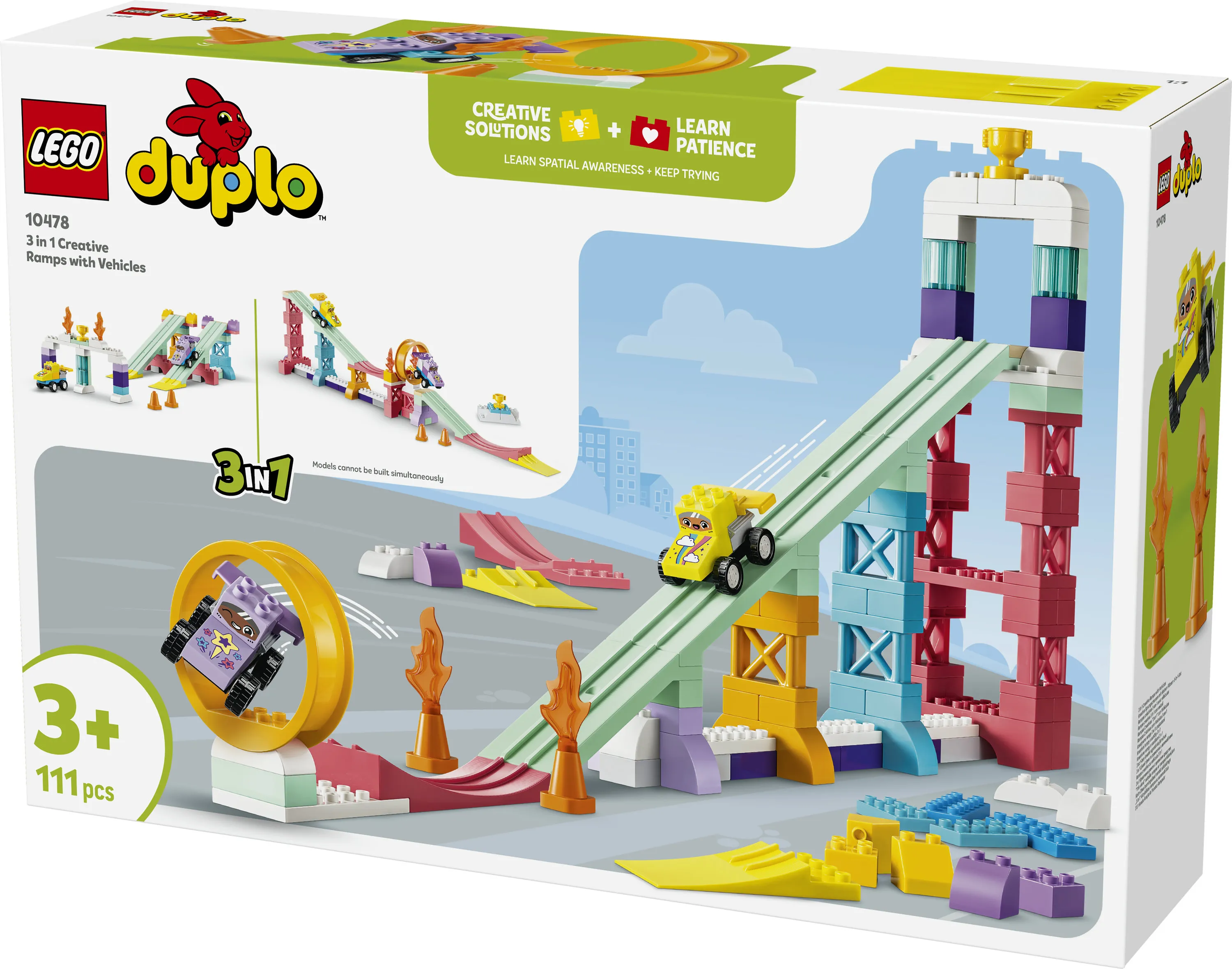 LEGO DUPLO Kreativa ramper och fordon 3-i-1 10478