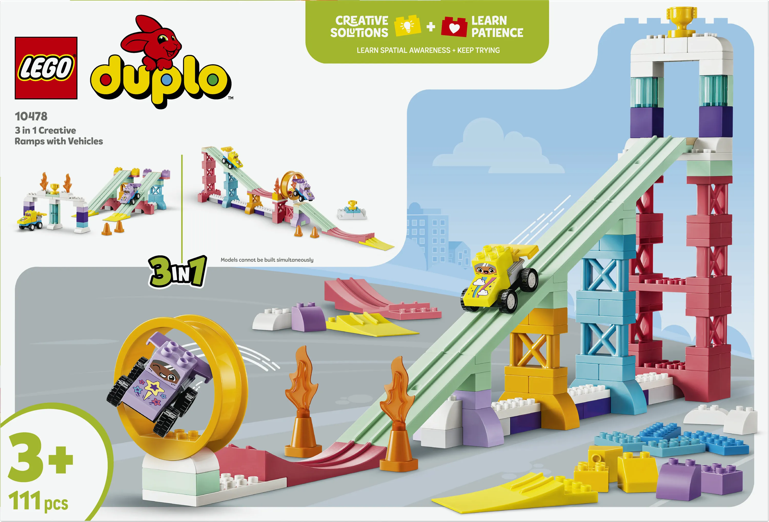 LEGO DUPLO Kreativa ramper och fordon 3-i-1 10478