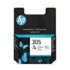 HP 305 - 2 ml - väri (sinivihreä, sinipunainen, keltainen) - alkuperäinen - mustepatruuna malleihin Deskjet 1255, 27XX, DeskJet Plus 41XX, Envy 60XX, ENVY Pro 6