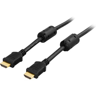 Deltaco HDMI – HDMI 1.4b - cable, 2 m, Black