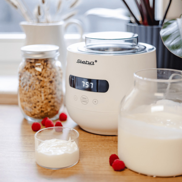 Steba JM 4 Ferment Yogurt Maker, 2 liters, 20 watts, White