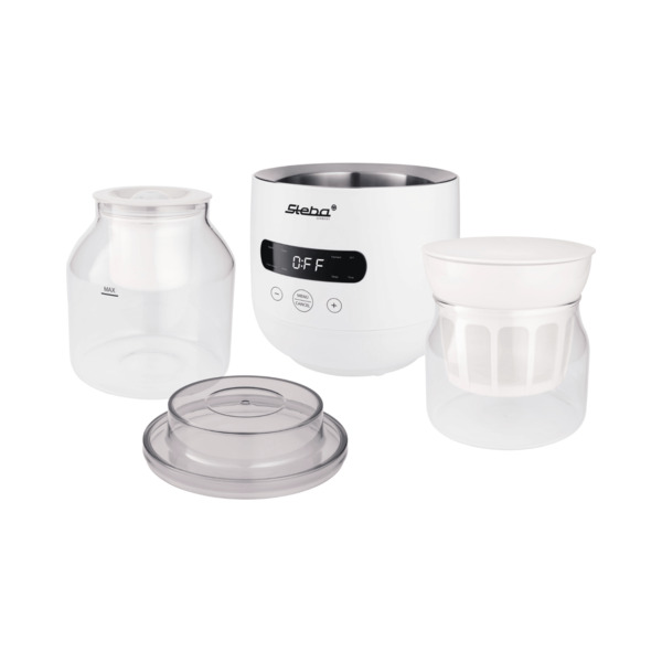 Steba JM 4 Ferment Yogurt Maker, 2 liters, 20 watts, White