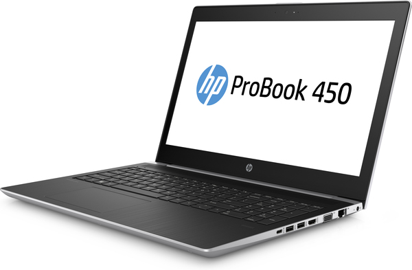 HP 15.6" 450 G5, 256GB, Win 10 Pro - kannettava, hopea