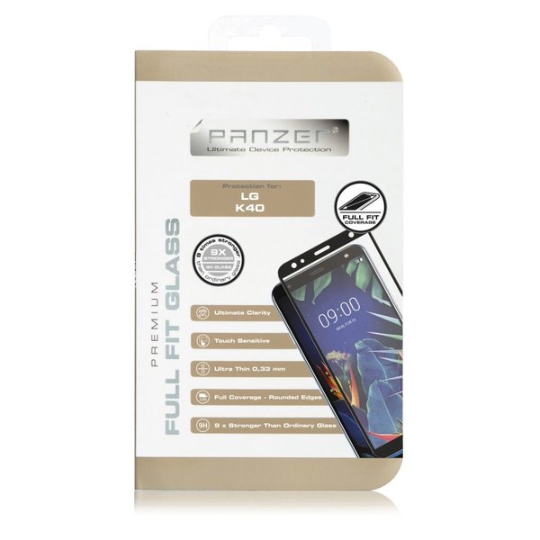 Panzer LG K40, Full-Fit Glass, Black