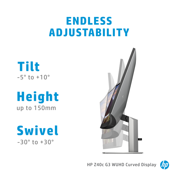 HP 40" Z40c G3 Conferencing, 5120x2160px, IPS - curved monitor