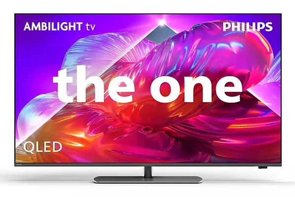 Philips PQS9011/12 43" 4K QLED Titan OS TV, 120 Hz, HDR10+, HLG, Dolby Vision, metallic