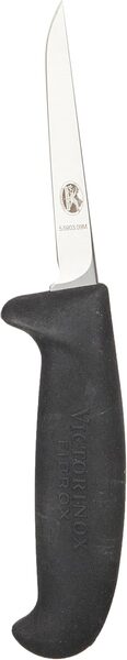 Victorinox Fibrox f&aring;gel- och urbeningskniv 9 cm, svart