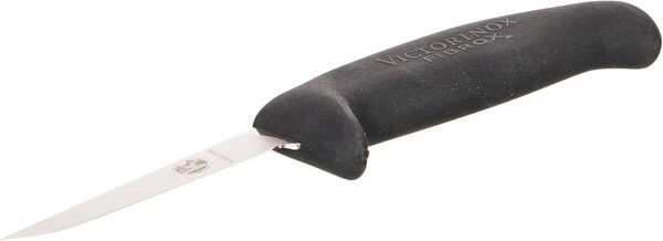 Victorinox Fibrox f&aring;gel- och urbeningskniv 9 cm, svart
