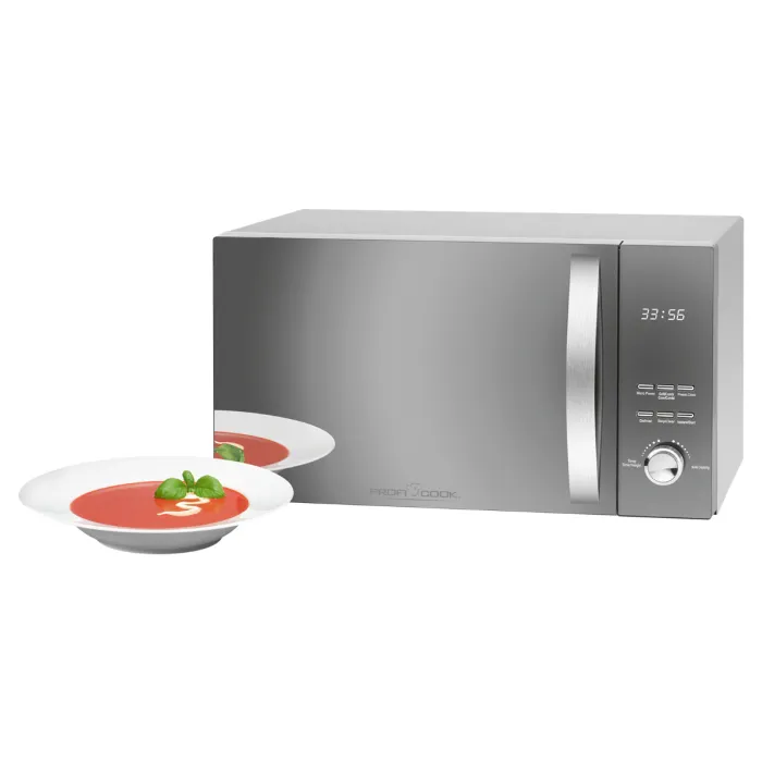 PROFICOOK PC-MWG 1176 H Combination Microwave with Grill and Convection, 800 W, 23 L, Stainless Steel