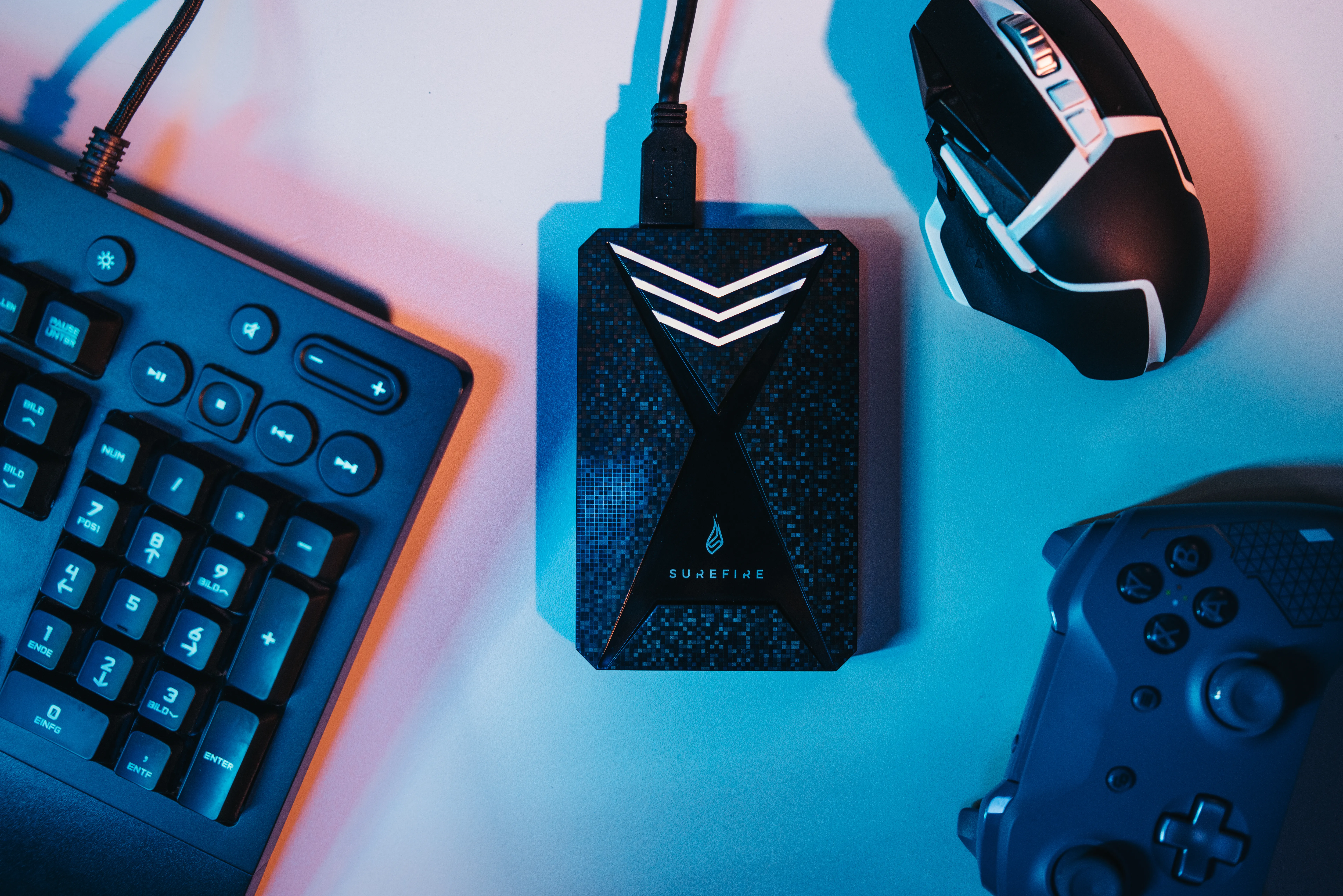 SureFire Bunker 1 Tt Micro-USB -ulkoinen SSD, Musta