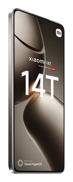 Xiaomi 14 T 256 Gt/12 GB -Android-puhelin, Harmaa