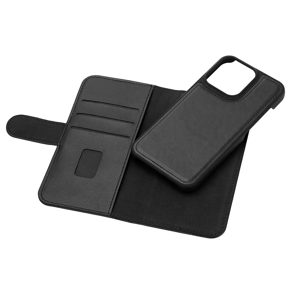 GEAR Wallet, iPhone 13 Pro - 2-in-1 pl&aring;nboksfodra, Svart