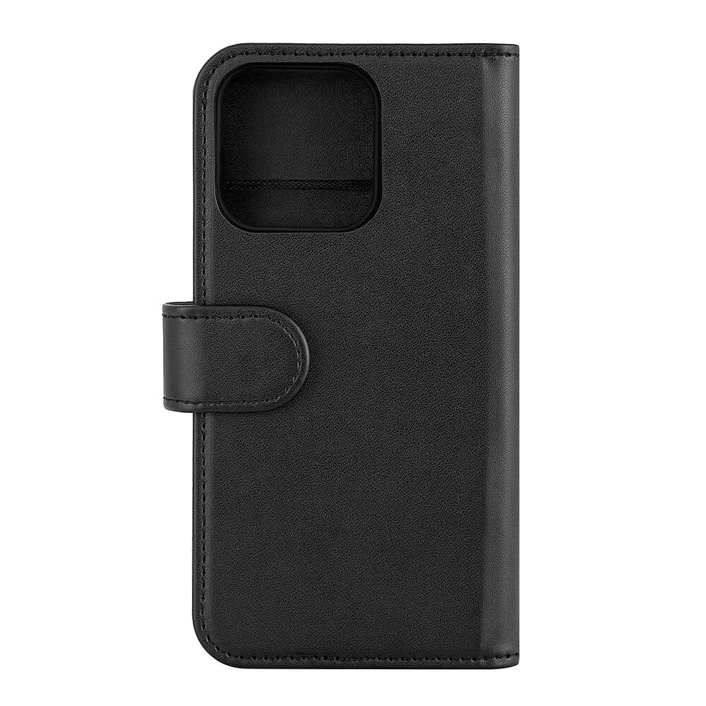 GEAR Wallet, iPhone 13 Pro - 2-in-1 pl&aring;nboksfodra, Svart