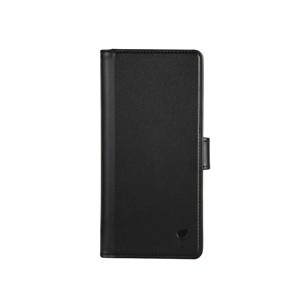 GEAR Wallet, Moto E71i -lompakkokotelo, Musta