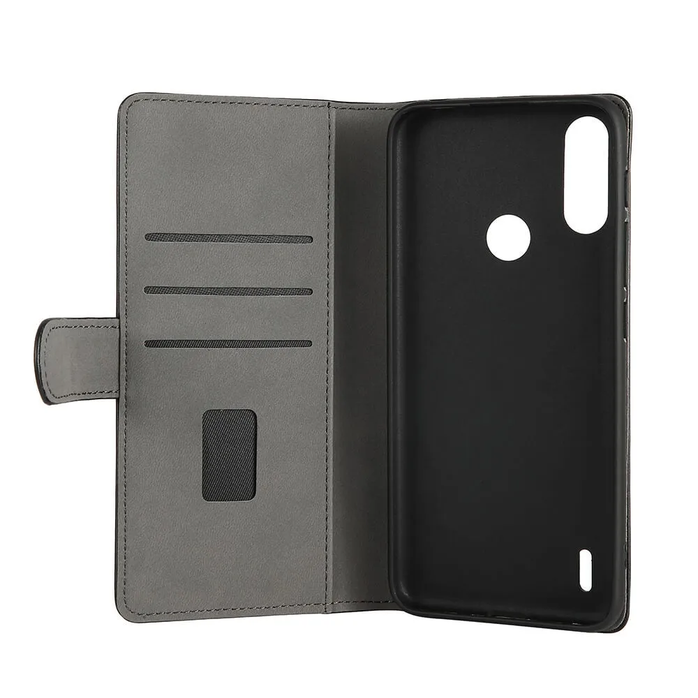 GEAR Wallet, Moto E71i -lompakkokotelo, Musta
