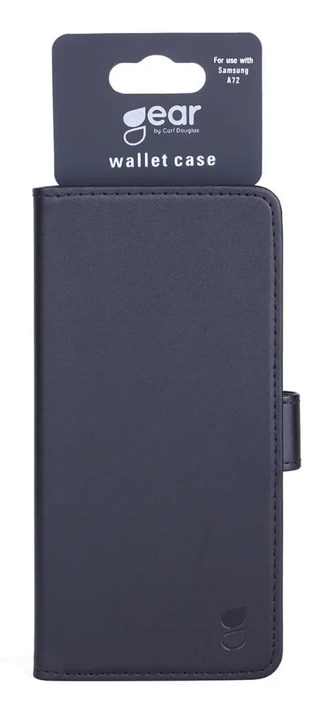 GEAR Wallet, Galaxy A72 - Wallet Case, Black