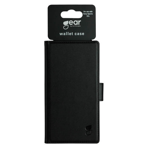 GEAR Wallet, Xperia XZs -lompakkokotelo, Musta