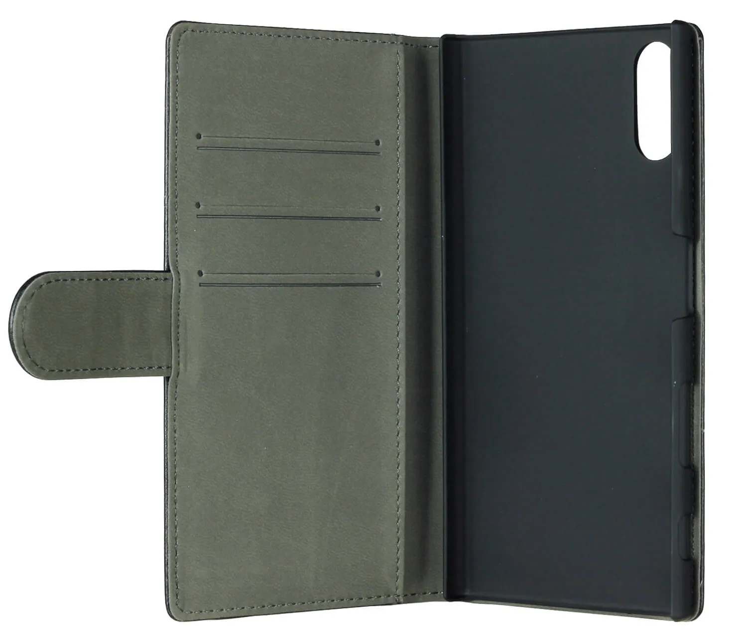 GEAR Wallet, Xperia XZs - Wallet Case, Black