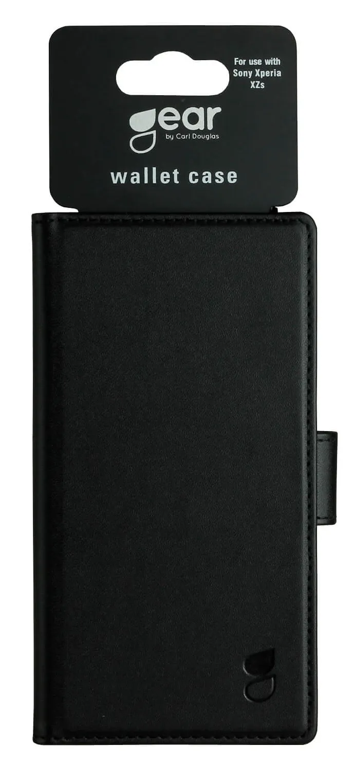 GEAR Wallet, Xperia XZs - Wallet Case, Black