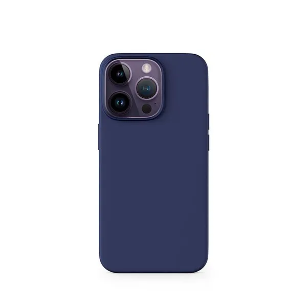 Epico Mag+ Silicone, iPhone 14 Pro Max -suojakuori, Sininen