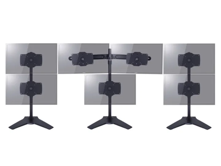 Multibrackets M -asennusputki, musta, 46cm