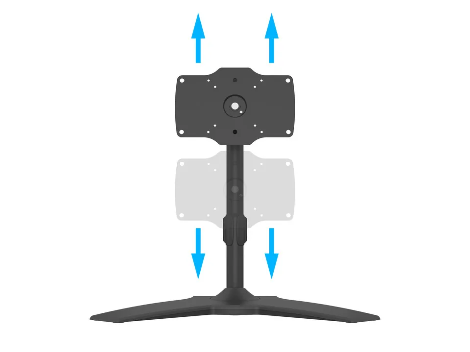 Multibrackets M VESA Desktopmount Single Stand, -skrivbordsf&auml;ste, svart, 24&quot;-32&quot;, 15kg