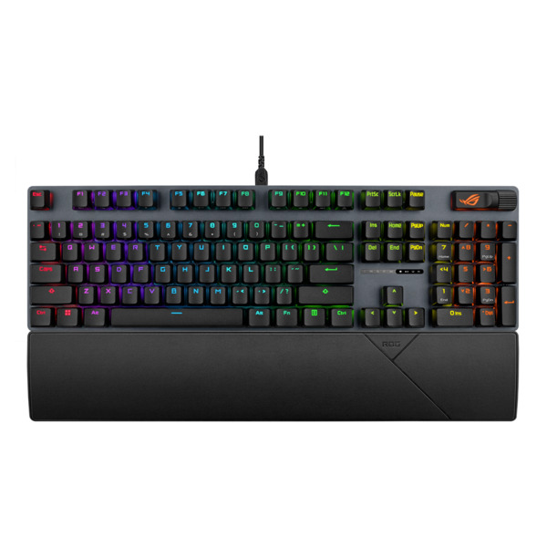 Asus ROG Strix Scope II X, ROG NX Snow V2 - speltangentbord, Svart