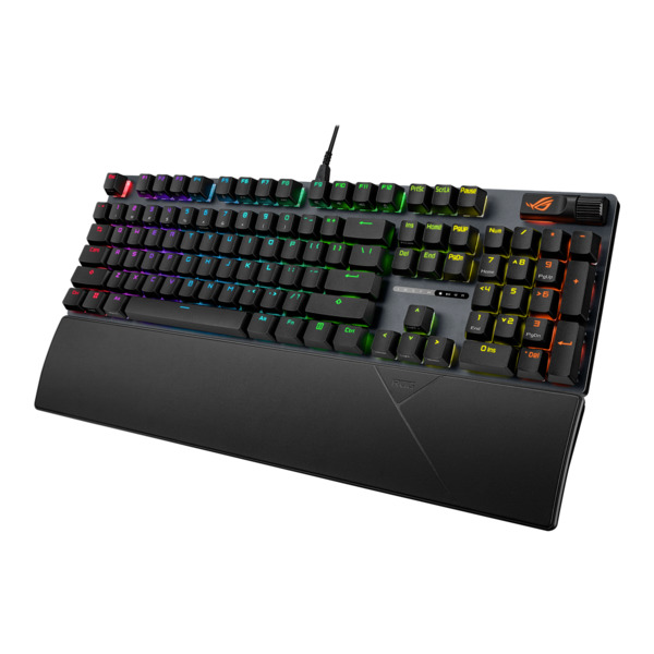 Asus ROG Strix Scope II X, ROG NX Snow V2 - speltangentbord, Svart