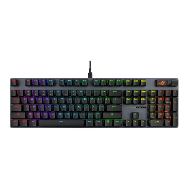 Asus ROG Strix Scope II X, ROG NX Snow V2 -pelinäppäimistö, Musta