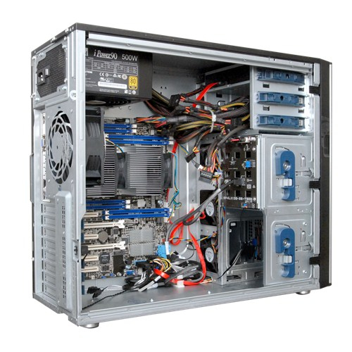 ASUS TS500-E8-PS4 V2 Server Barebone Dual Haswell-EP 5U Value Segment for SMB &amp; General Purpose ASMB8-IKVM