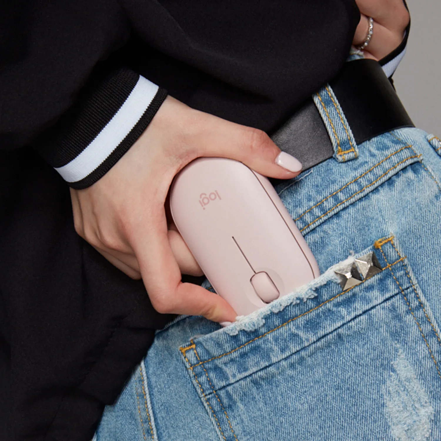 Logitech Pebble M350 tr&aring;dl&ouml;s mus, rosa