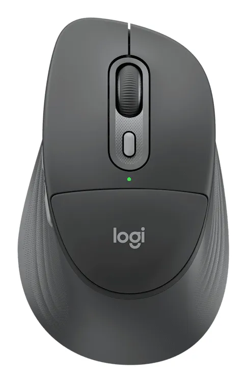 Logitech M850 L for Business tr&aring;dl&ouml;s ergonomisk mus, graphite