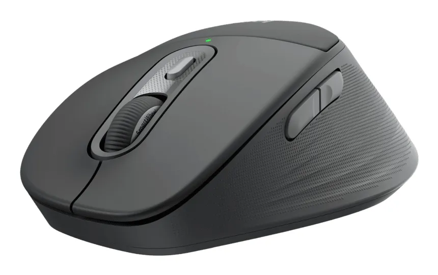 Logitech M850 L for Business tr&aring;dl&ouml;s ergonomisk mus, graphite