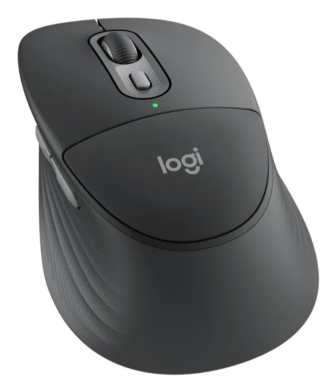 Logitech M850 L for Business tr&aring;dl&ouml;s ergonomisk mus, graphite