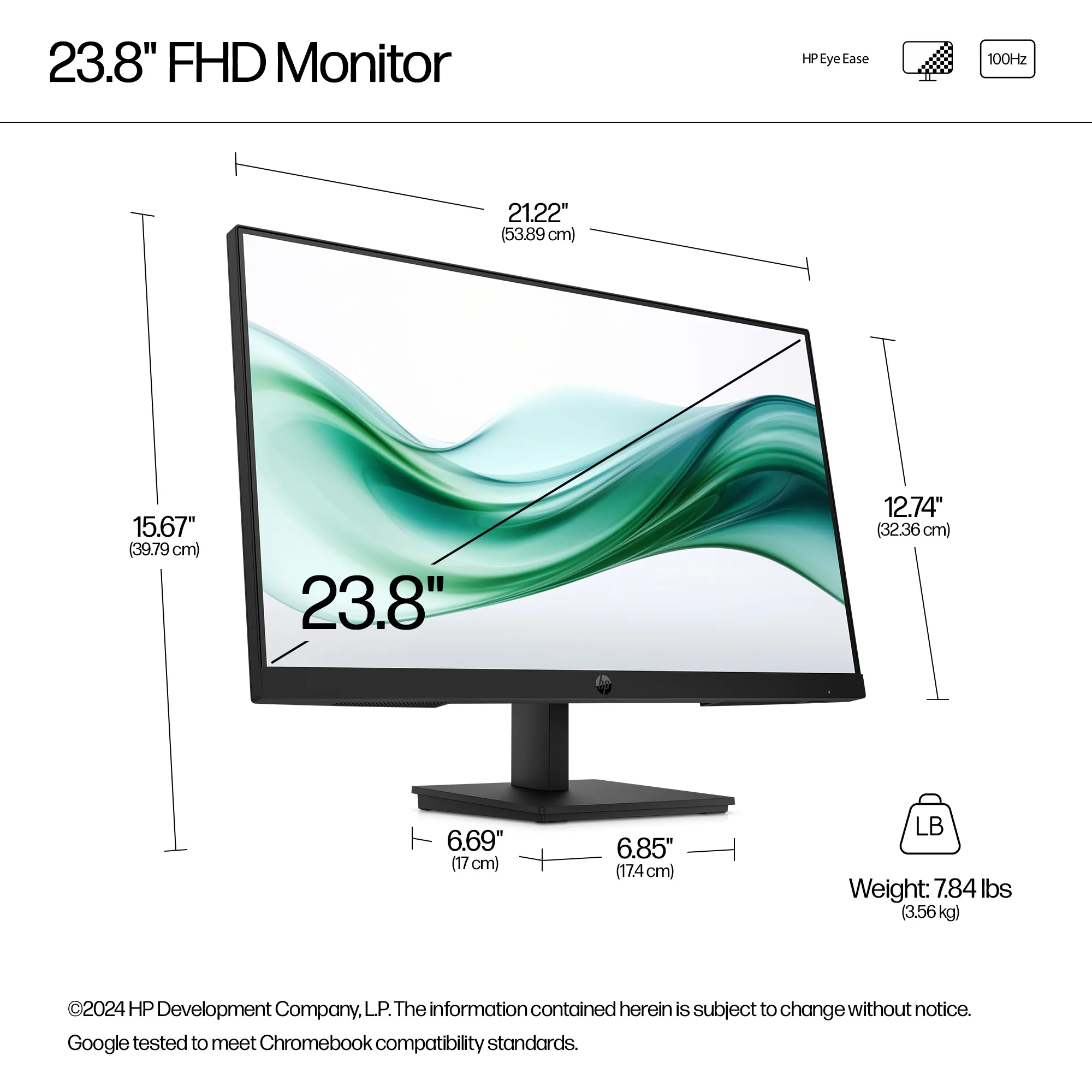 HP Series 3 Pro 324pv 23.8" Full HD, VA Monitor