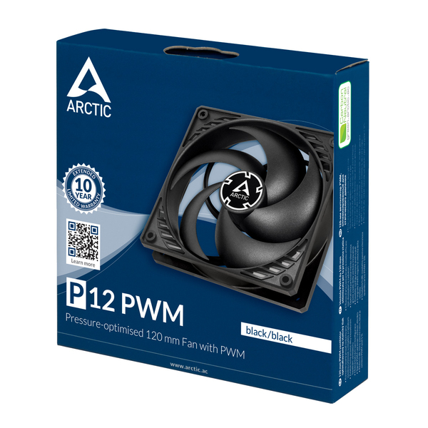 Arctic P12, PWM, 120mm - case fan, black