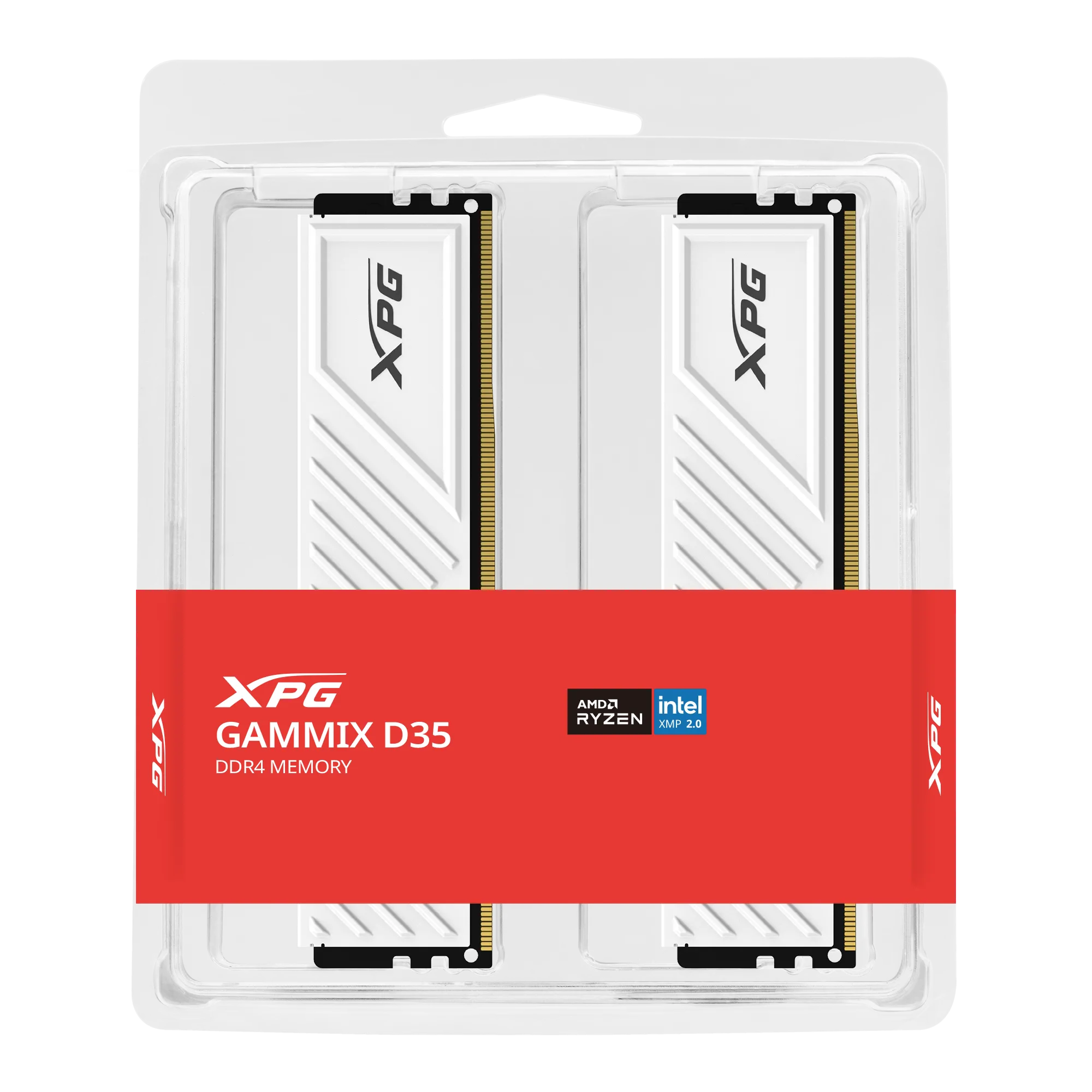 ADATA DDR4 - 64GB - 3600 - CL - 18 (2x 32 GB) dual kit (white, AX4U360032G18I-DTWHD35, XPG Gammix D35, INTEL XMP)