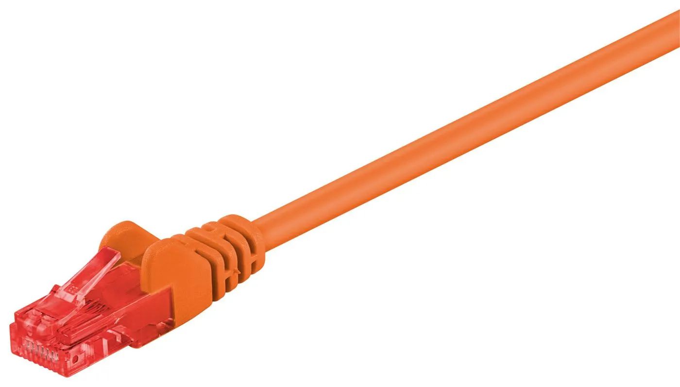 MicroConnect Cat6 U/UTP - n&auml;tverkskabel, 3 m, LSZH, Orange